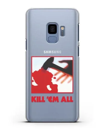 Чехол Metallica с постером альбома Kill ’Em All силиконовый для Samsung Galaxy S9 [SM-G960F]