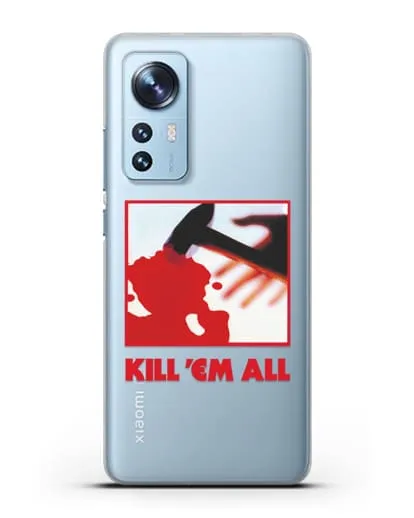 Чехол Metallica с постером альбома Kill ’Em All силиконовый для Xiaomi 12