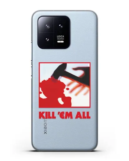 Чехол Metallica с постером альбома Kill ’Em All силиконовый для Xiaomi 13