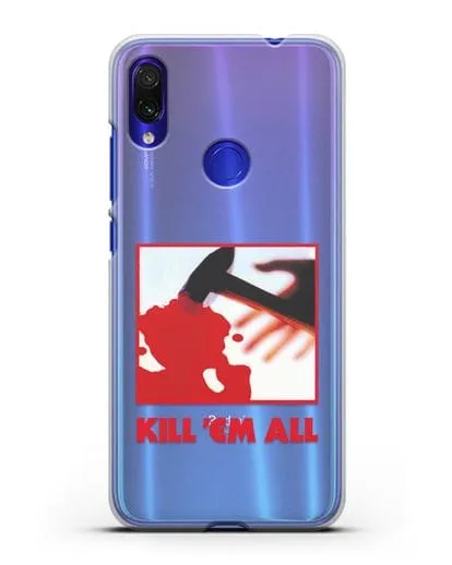 Чехол Metallica с постером альбома Kill ’Em All силиконовый для Xiaomi Redmi Note 7