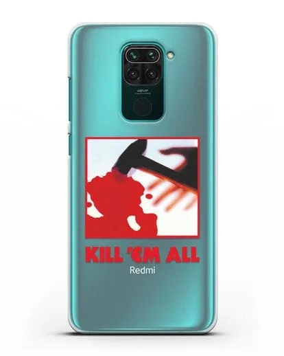 Чехол Metallica с постером альбома Kill ’Em All силиконовый для Xiaomi Redmi Note 9