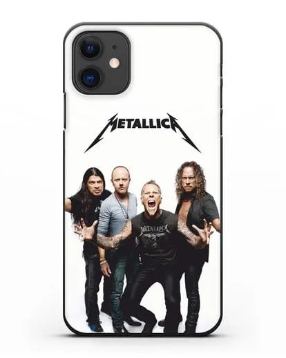Чехол с фотографией группы Metallica силиконовый для iPhone 11