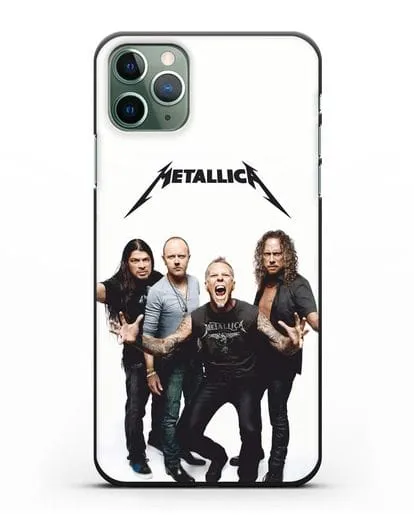 Чехол с фотографией группы Metallica силиконовый для iPhone 11 Pro Max