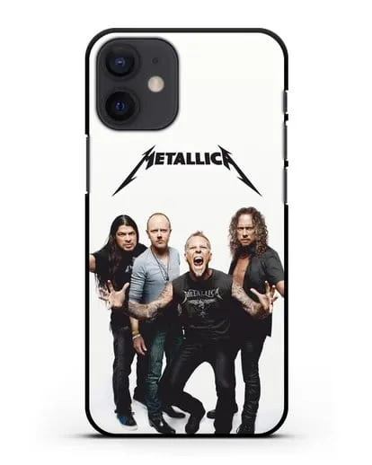 Чехол с фотографией группы Metallica силиконовый для iPhone 12 mini
