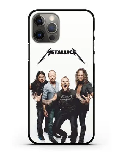 Чехол с фотографией группы Metallica силиконовый для iPhone 12 Pro