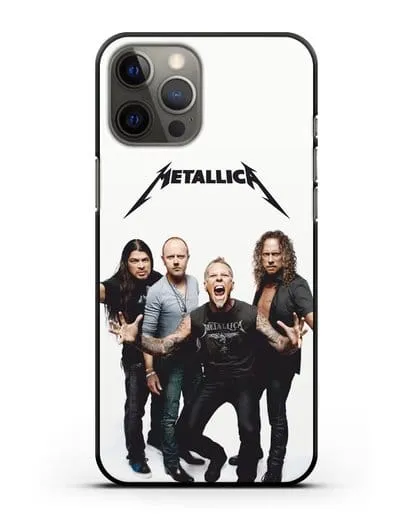 Чехол с фотографией группы Metallica силиконовый для iPhone 12 Pro Max