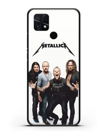 Чехол с фотографией группы Metallica силиконовый для Xiaomi Poco C40