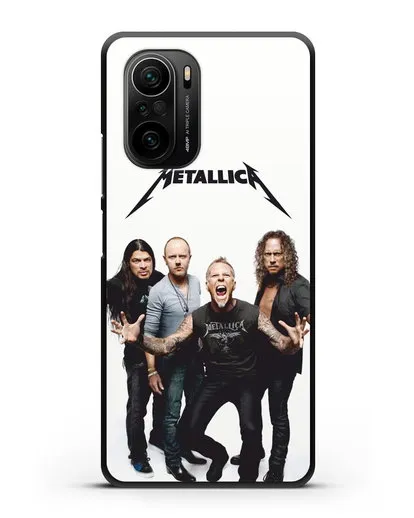 Чехол с фотографией группы Metallica силиконовый для Xiaomi Poco F3