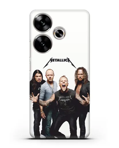 Чехол с фотографией группы Metallica силиконовый для Xiaomi Poco F6