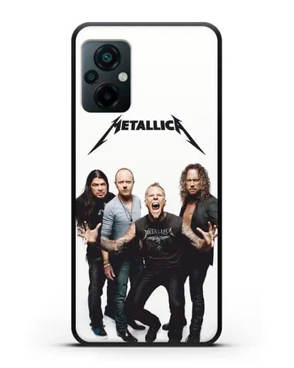 Чехол с фотографией группы Metallica силиконовый для Xiaomi Poco M5