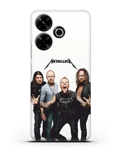 Чехол с фотографией группы Metallica силиконовый для Xiaomi Poco M6