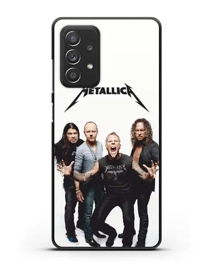 Чехол с фотографией группы Metallica силиконовый для Samsung Galaxy A53