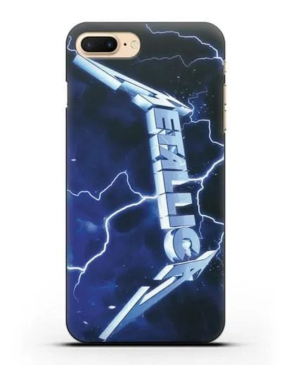 Чехол Metallica с постером альбома Ride the Lightning силиконовый для iPhone 7 Plus