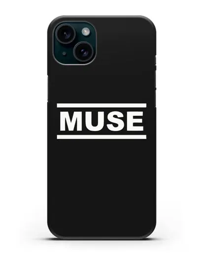 Чехол с логотипом Muse силиконовый для iPhone 15 Plus