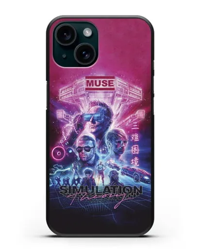 Чехол Muse Simulation Theory World Tour силиконовый для iPhone 15