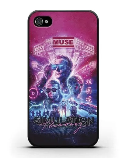 Чехол Muse Simulation Theory World Tour силиконовый для iPhone 4/4s