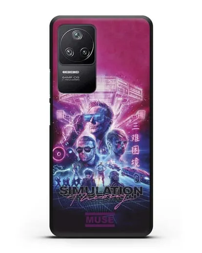 Чехол Muse Simulation Theory World Tour силиконовый для Xiaomi Poco F4
