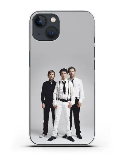 Чехол с фотографией группы Muse силиконовый для iPhone 13
