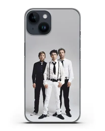 Чехол с фотографией группы Muse силиконовый для iPhone 14