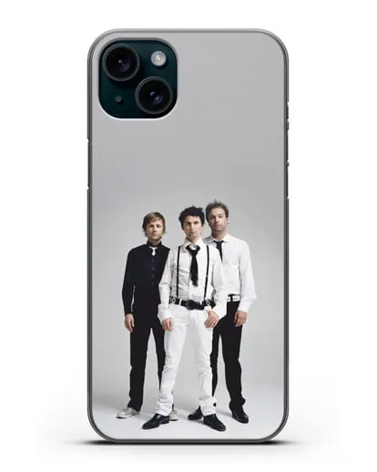 Чехол с фотографией группы Muse силиконовый для iPhone 15 Plus