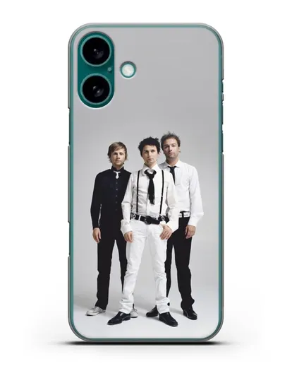 Чехол с фотографией группы Muse силиконовый для iPhone 16 Plus
