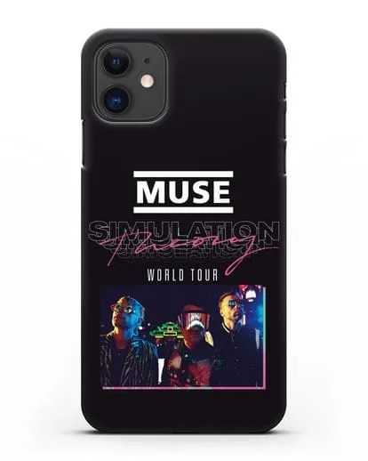 Чехол Muse с постером Simulation Theory World Tour силиконовый для iPhone 11