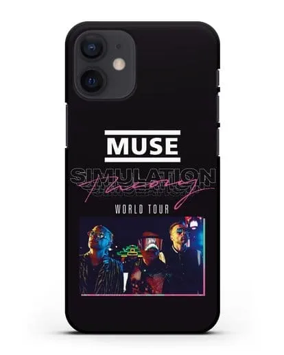 Чехол Muse с постером Simulation Theory World Tour силиконовый для iPhone 12 mini