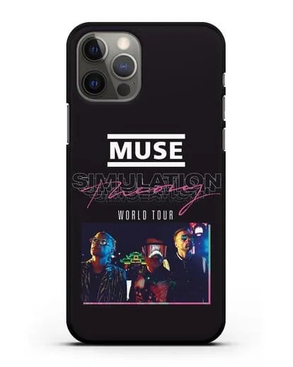 Чехол Muse с постером Simulation Theory World Tour силиконовый для iPhone 12 Pro