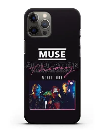 Чехол Muse с постером Simulation Theory World Tour силиконовый для iPhone 12 Pro Max