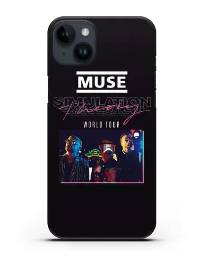 Чехол Muse с постером Simulation Theory World Tour силиконовый для iPhone 14 Plus