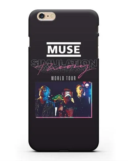Чехол Muse с постером Simulation Theory World Tour силиконовый для iPhone 6 Plus