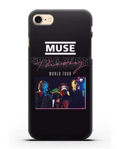 Чехол Muse с постером Simulation Theory World Tour силиконовый для iPhone 7
