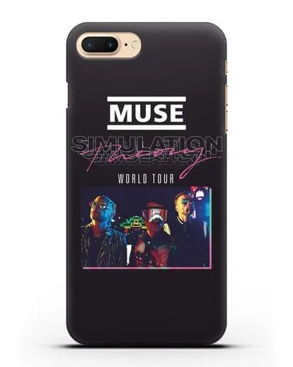 Чехол Muse с постером Simulation Theory World Tour силиконовый для iPhone 7 Plus