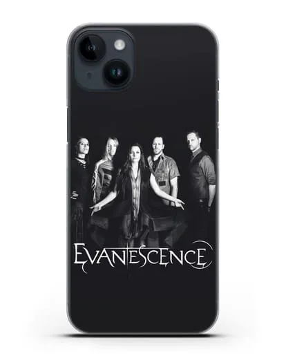 Чехол с фотографией Evanescеnse силиконовый для iPhone 14 Plus