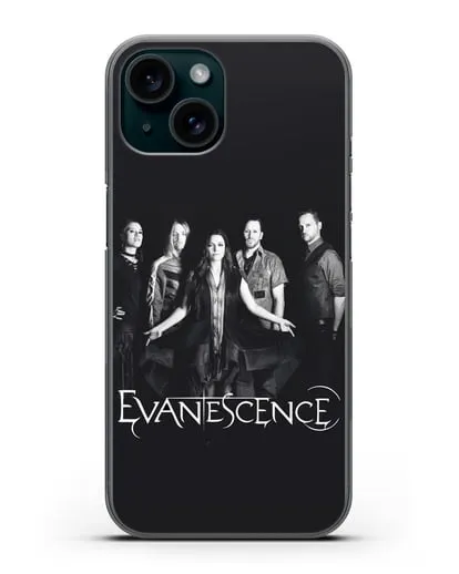 Чехол с фотографией Evanescеnse силиконовый для iPhone 15