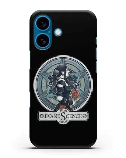 Чехол Evanescеnse с постером Fallen силиконовый для iPhone 16