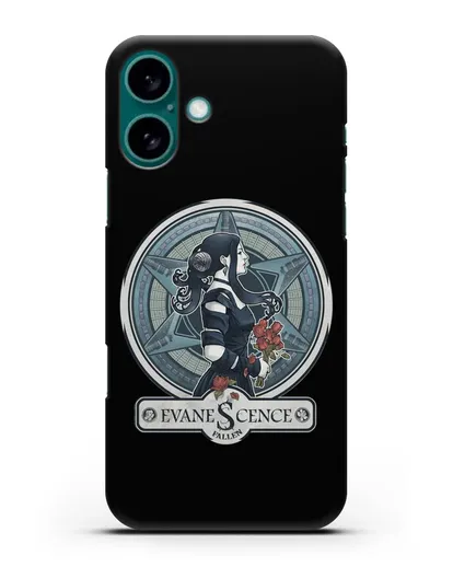 Чехол Evanescеnse с постером Fallen силиконовый для iPhone 16 Plus