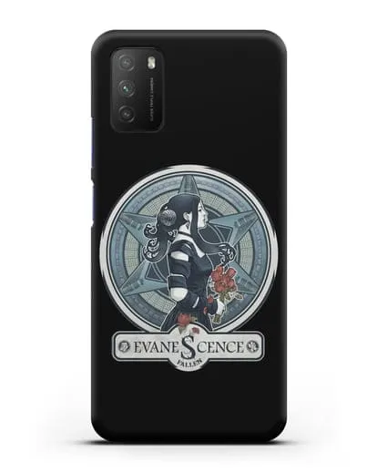 Чехол Evanescеnse с постером Fallen силиконовый для Xiaomi Poco M3