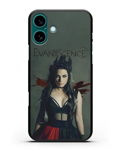 Чехол с изображением солистки Evanescеnse силиконовый для iPhone 16 Plus
