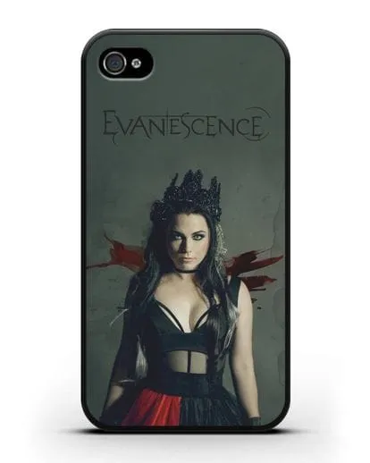 Чехол с изображением солистки Evanescеnse силиконовый для iPhone 4/4s