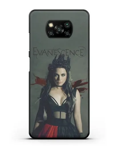 Чехол с изображением солистки Evanescеnse силиконовый для Xiaomi Poco X3