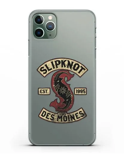 Чехол с картинкой Slipknot силиконовый для iPhone 11 Pro