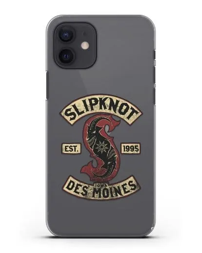 Чехол с картинкой Slipknot силиконовый для iPhone 12