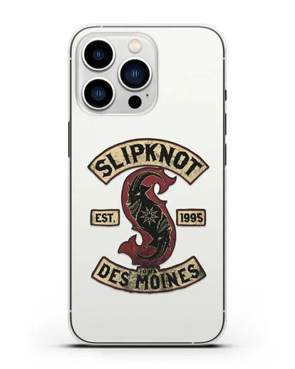 Чехол с картинкой Slipknot силиконовый для iPhone 13 Pro