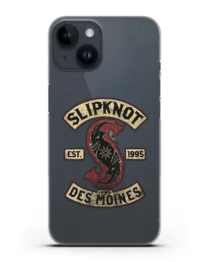 Чехол с картинкой Slipknot силиконовый для iPhone 14