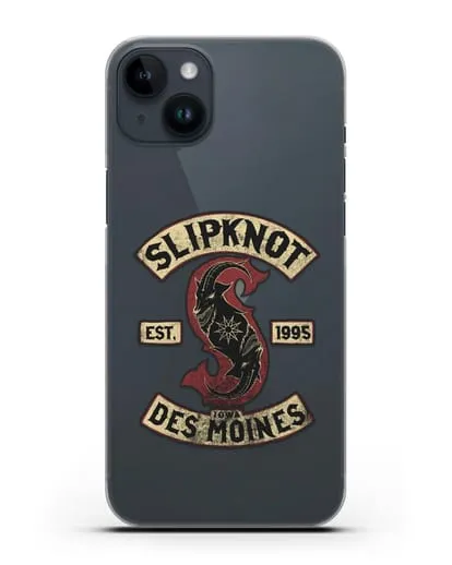 Чехол с картинкой Slipknot силиконовый для iPhone 14 Plus