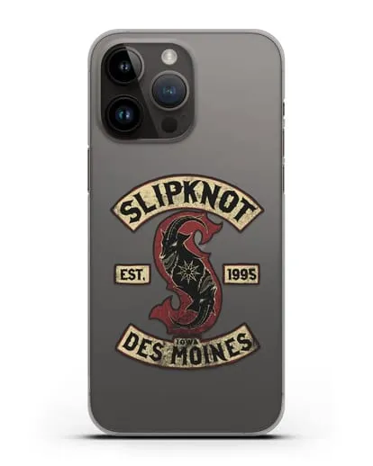 Чехол с картинкой Slipknot силиконовый для iPhone 14 Pro Max