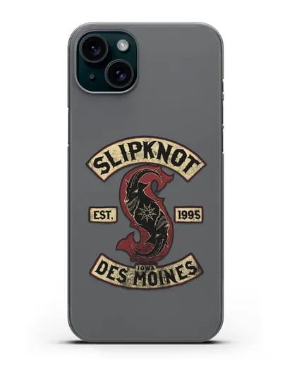 Чехол с картинкой Slipknot силиконовый для iPhone 15 Plus