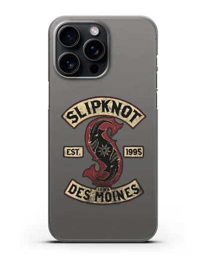 Чехол с картинкой Slipknot силиконовый для iPhone 15 Pro Max