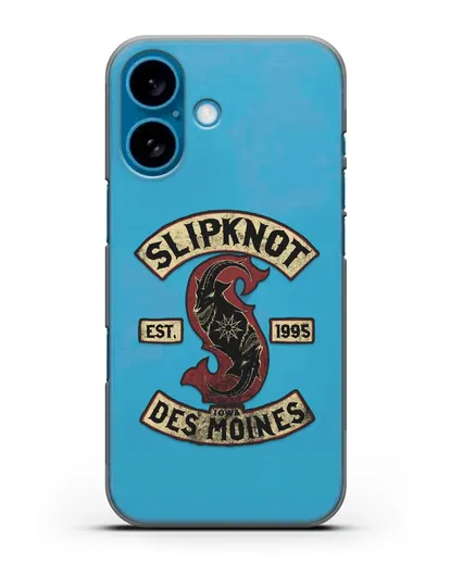 Чехол с картинкой Slipknot силиконовый для iPhone 16